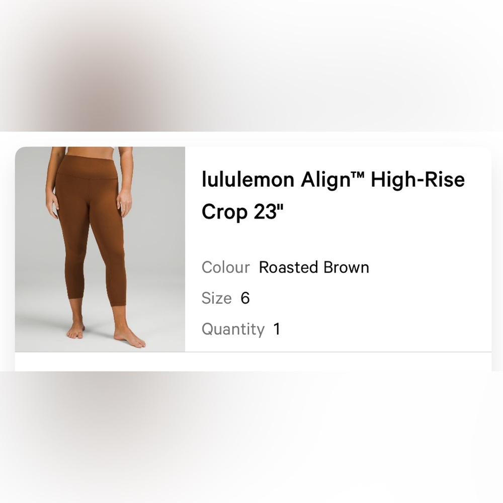 Lululemon Align High Rise 23” - Picture 3 of 4